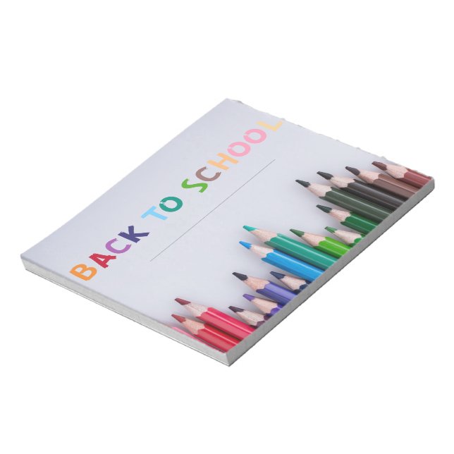 Back to school Anteckningsblock (Roterad)