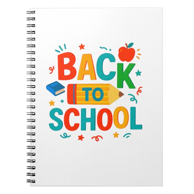 Back to school  anteckningsbok (Framsidan)