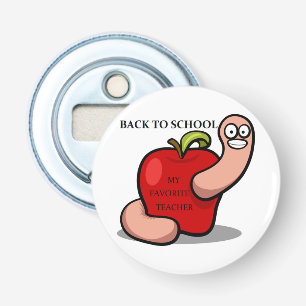 "BACK TO SCHOOL" ÄPPLE FLASKÖPPNARE
