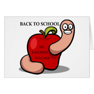 "BACK TO SCHOOL" ÄPPLE OBS KORT