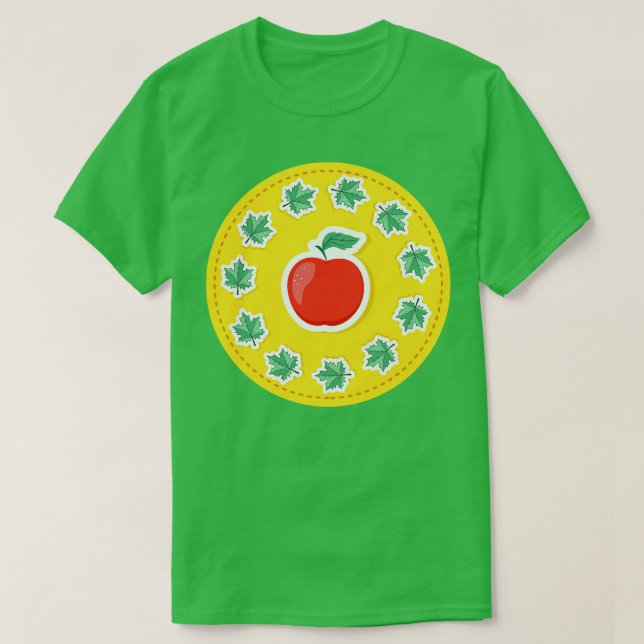 Back to school Apple T Shirt (Design framsida)