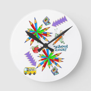 Back to school är Coola Teacher Clock Rund Klocka
