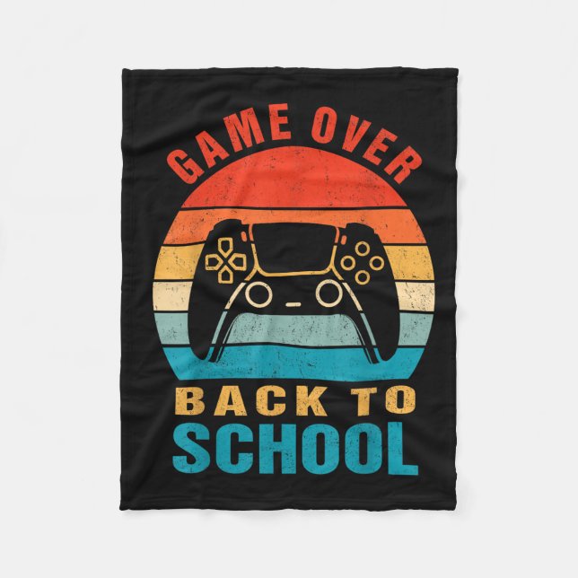 Back to school är på Student Con över läraren Fleecefilt (Framsidan)