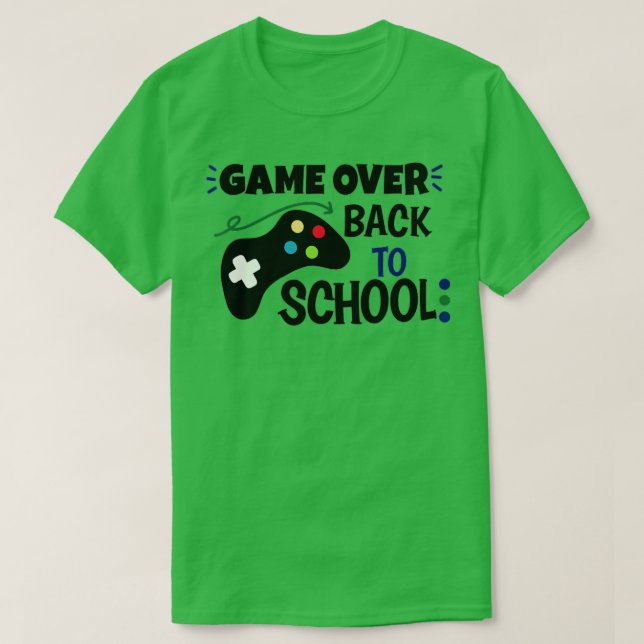 Back to school är på Student Con över läraren T Shirt (Design framsida)