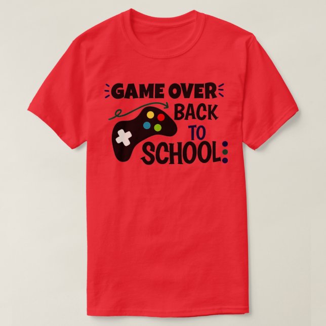 Back to school är på Student Con över läraren T Shirt (Design framsida)