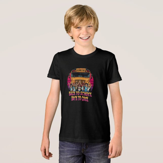 Back to School Back to Cool Kids T-Shirt (Framsida Full)
