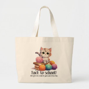 Back to school? Bara Ge Me Yarn Jumbo Tygkasse