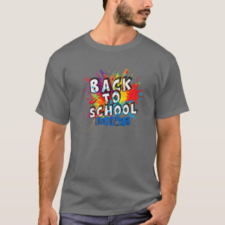 Back to school Bash 2022 Tie Dye Lycklig First Sch T Shirt