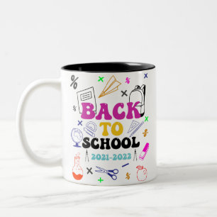 Back to school Bästa gåva för 1:a skoldagen Två-Tonad Mugg
