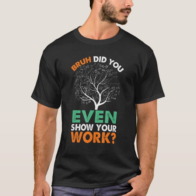 Back to school Best Math citerar Math Teacher Life T Shirt (Framsida)