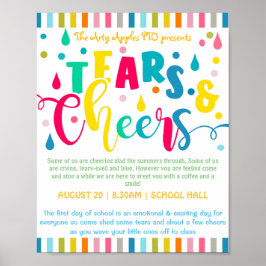 back to school-bojfrufrufrukost tårar och ost poster