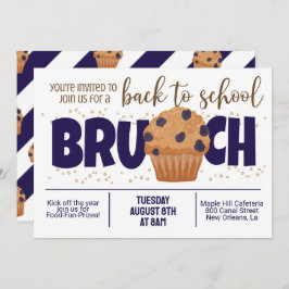 Back to school Brunch-inbjudan Inbjudningar