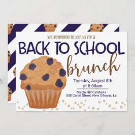 Back to school Brunch-inbjudan Inbjudningar