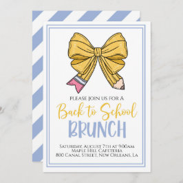 Back to school Brunch-inbjudan Inbjudningar