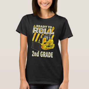Back to school Bulldozer-Redot till Roll andra Kla T Shirt