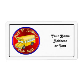 Back to school Buss Roligt Fraktsedel