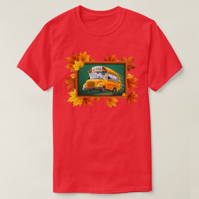 Back to school Buss vid Svarta havet T Shirt (Design framsida)