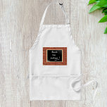 Back to school Chalkboard Förkläde<br><div class="desc">När du åker till back to school är det här designen till dig. Det är en tavla där ord back to school står skrivet på den. Den här back to school-kretsmönstret ser underbar ut på den här plattan</div>