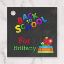 Back to school Chalkboard Teacher Tack Märkres