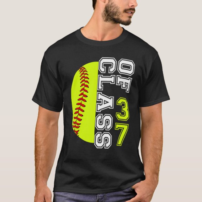 Back To School Class of 2037 HandPrint Kindergarte T Shirt (Framsida)