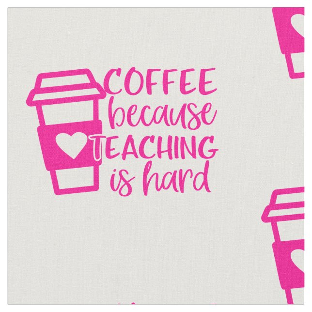 back to school coffee lover teacher cute tyg (Närbild)