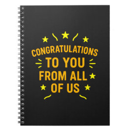 Back to School Congratulations – Quote Anteckningsbok