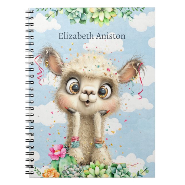Back-To-School Cute Classic Notebook Anteckningsbok (Framsidan)