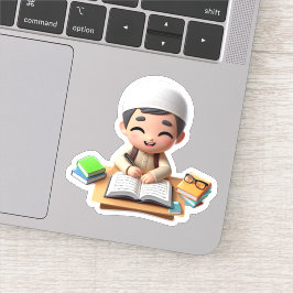 Back to school Cute Islamic Motivational för barn Klistermärken