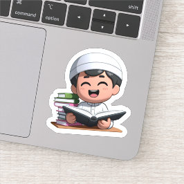 Back to school Cute Islamic Motivational för barn Klistermärken