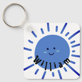 Back to school | Cute Kids Boho Vibes Sol & Cloud Nyckelring