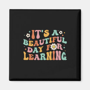Back to school Det är en vacker dag för att lära s Magnet