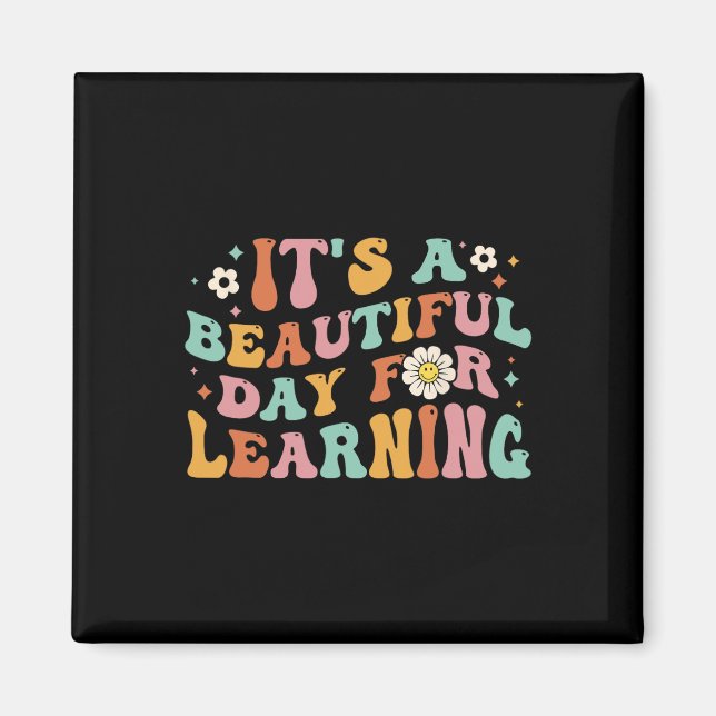 Back to school Det är en vacker dag för att lära s Magnet (Framsidan)