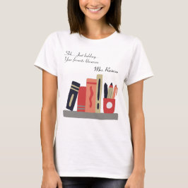 Back to school Din favoritbibliotekarRoligt T Shirt