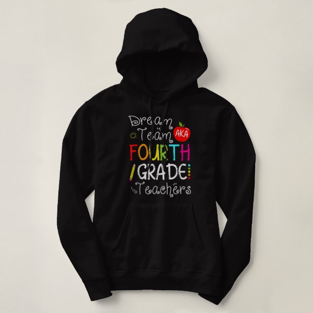 Back to school Dream Team Aka 4:e Klass Lärare C T Shirt (Design framsida)