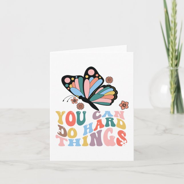 Back to school du kan göra hårt Sak Kort (Framsida)