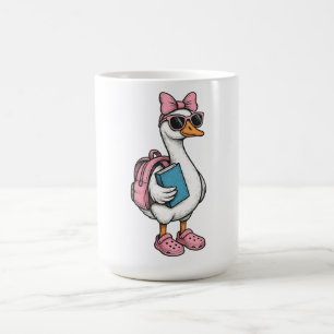 Back to school Fånig Goose Girls Kids Kaffemugg