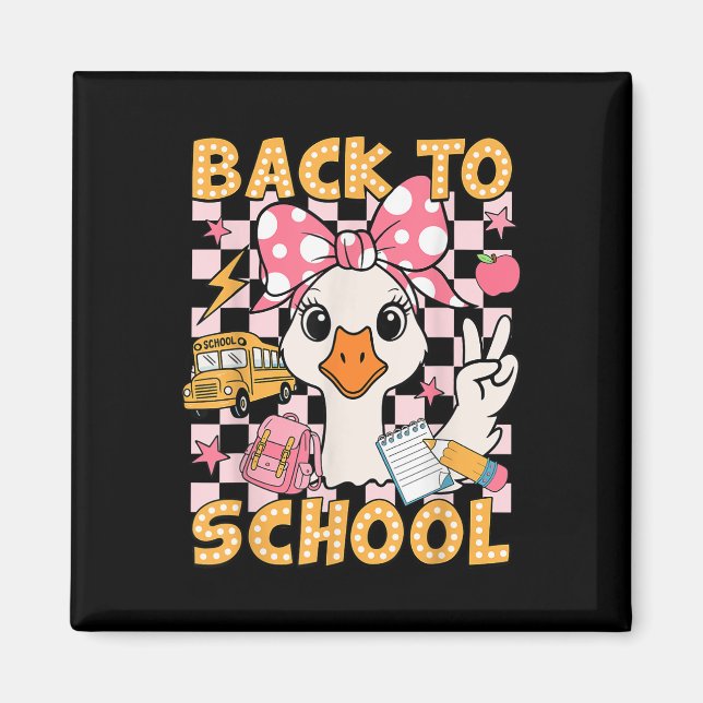 Back to school-Fåniget går över till Scho-dagen Magnet (Framsidan)
