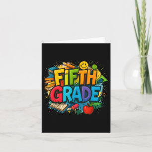 Back to school femte Klass-teamet Lycklig första d Kort