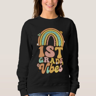 Back To School First Grade Vibes Student Teacher R T Shirt