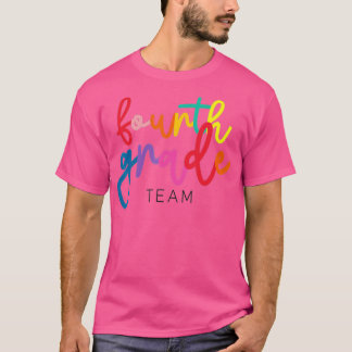 Back to school Fjärde Klass Dream Team Studenter T T Shirt