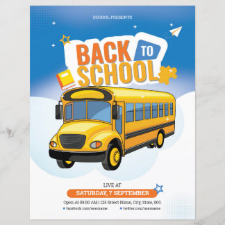 Back To School Flyer Mall Template