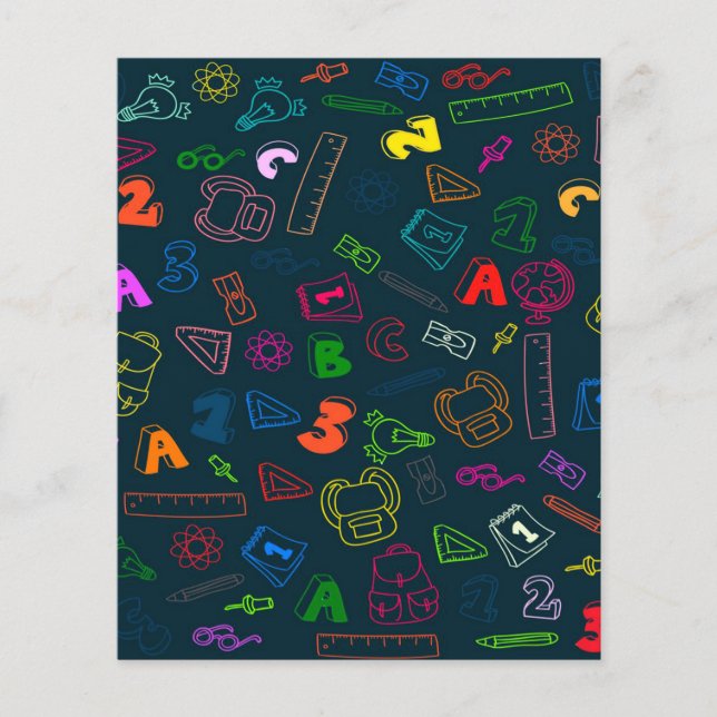 Back to school flygblad (Framsidan)