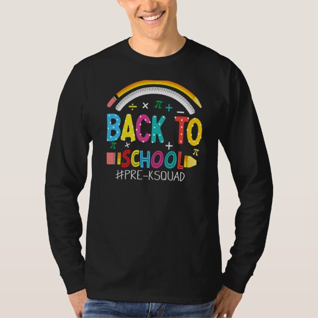 Back to school före K-ruta T Shirt (Framsida)
