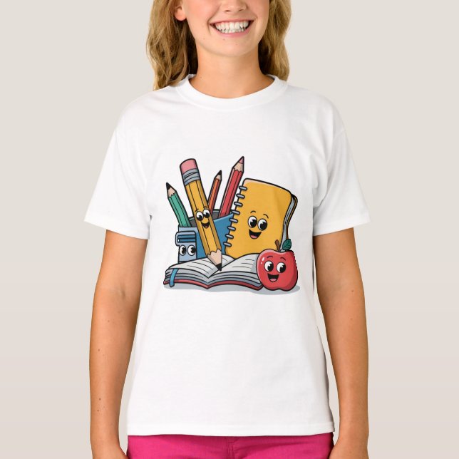 Back to school förråd t shirt (Framsida)