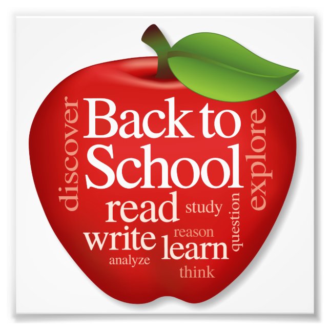 Back to school fototryck (Framsidan)