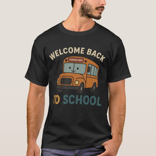 Back to School –Funny and Cute School  T Shirt (Framsida)