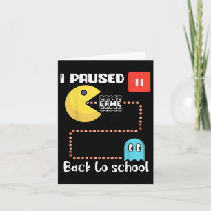 Back to school Gamer Squad I Pausade mitt spel Kort
