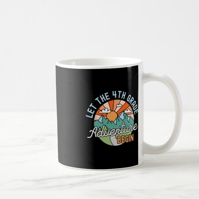 Back to school-gåvan, låt det fjärde Klass Äventyr Kaffemugg (Höger)