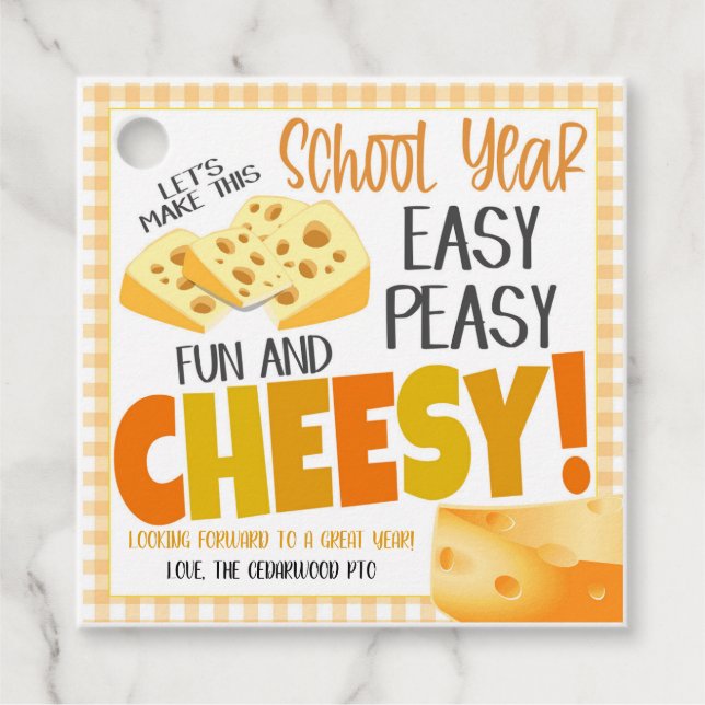 Back to school Gift Märkre Gåvor Etiketter (Framsida)