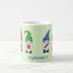 back to school Gnomes om Grönt Coffee Mugg